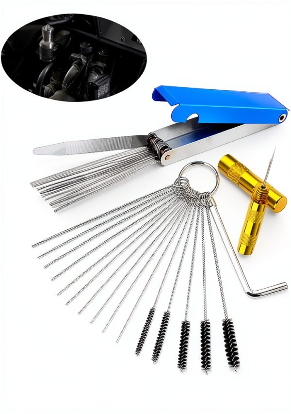 Jitrendo Carburetor Cleaning Brush Kit Automotive Tools-0