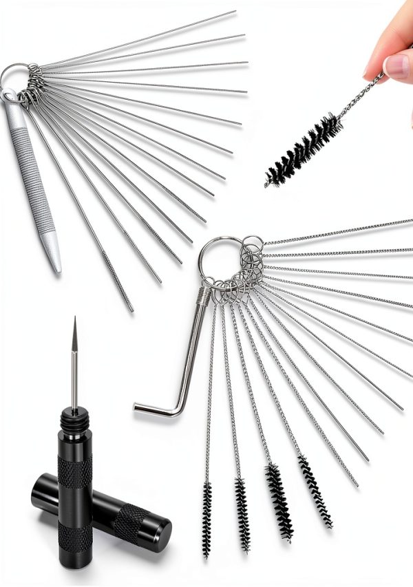 Carburetor Cleaner Set Herain Steel Nylon-0