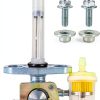 Gas Fuel Tank Valve Petcock KIPA Metal Dual Port-0