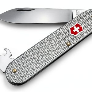 Victorinox Bantam Alox Army Knife – 5‑Function Pocket Knife Silver-0